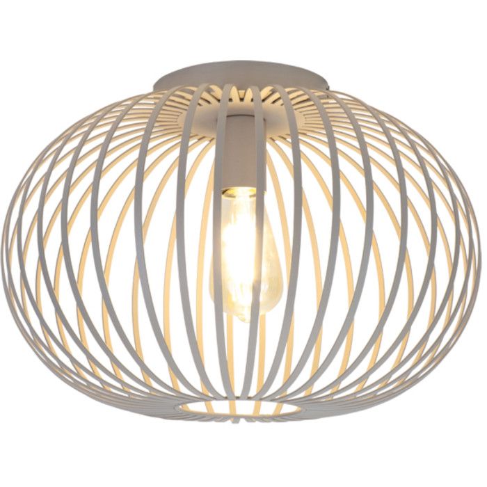 Freelight Aglio PL7840C creme kleurige plafonniere van dunne reepjes metaal
