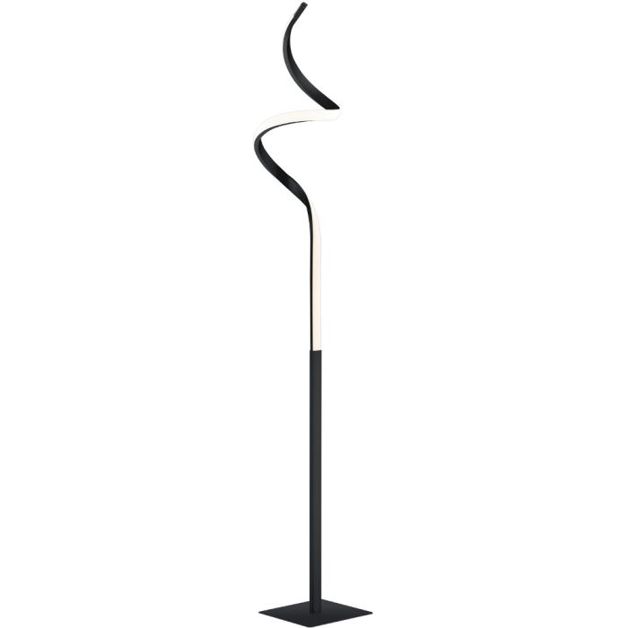Trio Course R42051132 zwarte vloerlamp