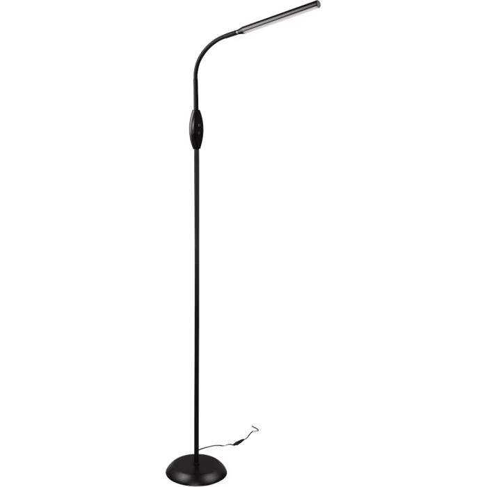 Reality Toro R47641102 zwarte vloerlamp met flexibele hals