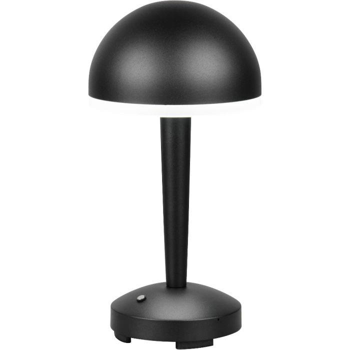 Trio Mendorez R54541132 zwarte tafellamp op batterijen