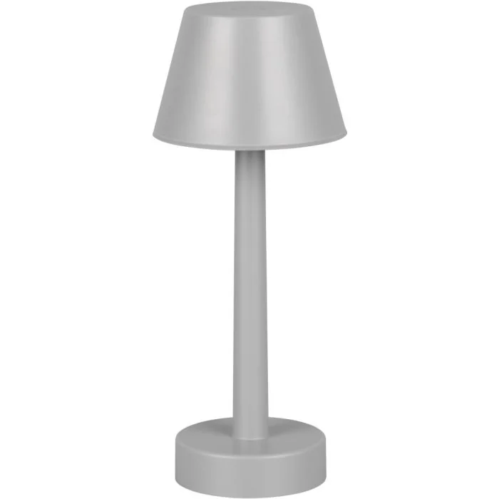 Reality Vidal R54991177 grijs oplaadbaar tafellampje