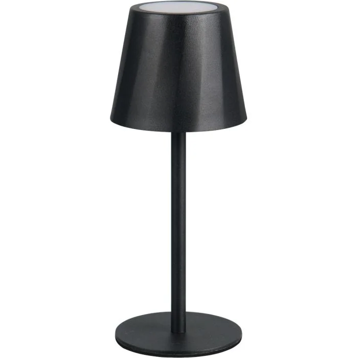 Reality Diaz R55961132 zwarte oplaadbare tafellamp voor buiten