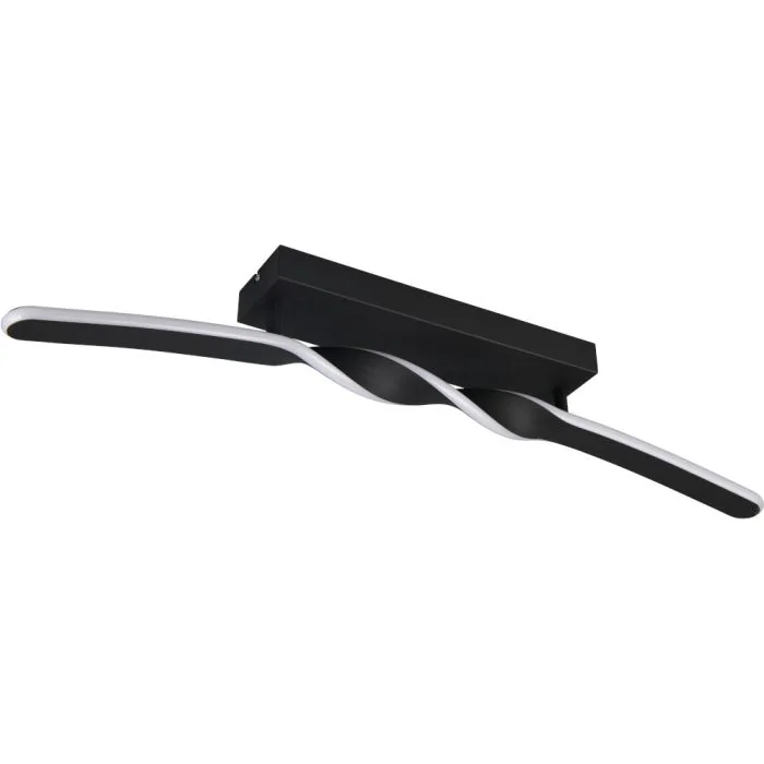 Reality Ginko R65791132 zwarte sierlijke plafondlamp