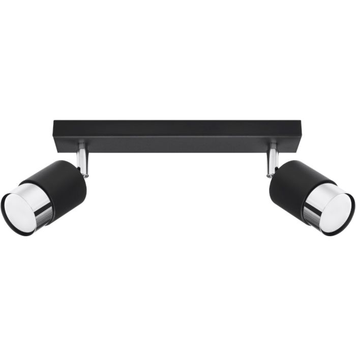 Spot Nero SOL1065 zwarte spot met chroom
