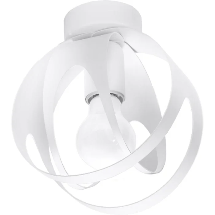 Sollux Tulos SOL1082 witte plafondlamp van metaal