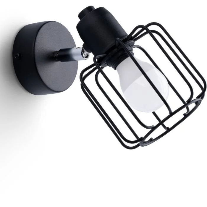 Sollux Beluci SL.1114 zwart metalen spot