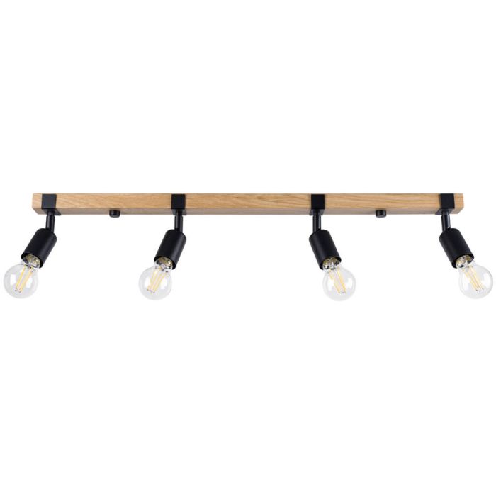 Sollux Zuca SL.1298 zwarte spot van hout en metaal