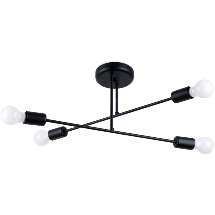 Sollux Norah SL.1451 zwarte plafondlamp