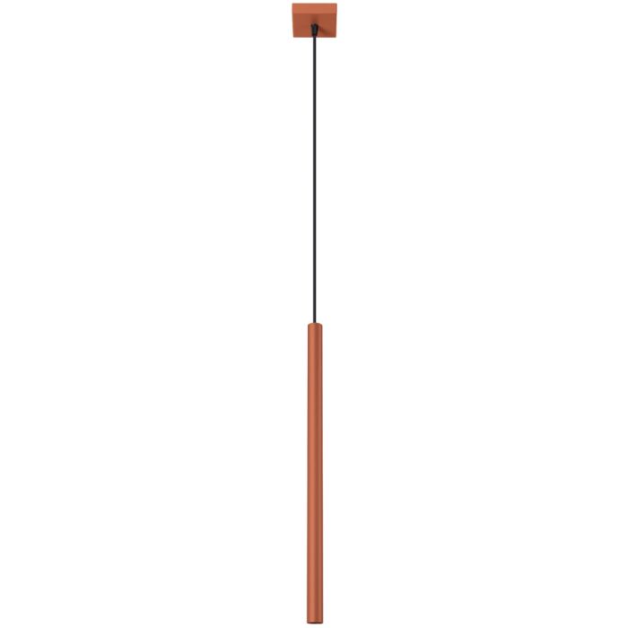 Sollux Pastelo SL.1524 oker rode buisvormige hanglamp