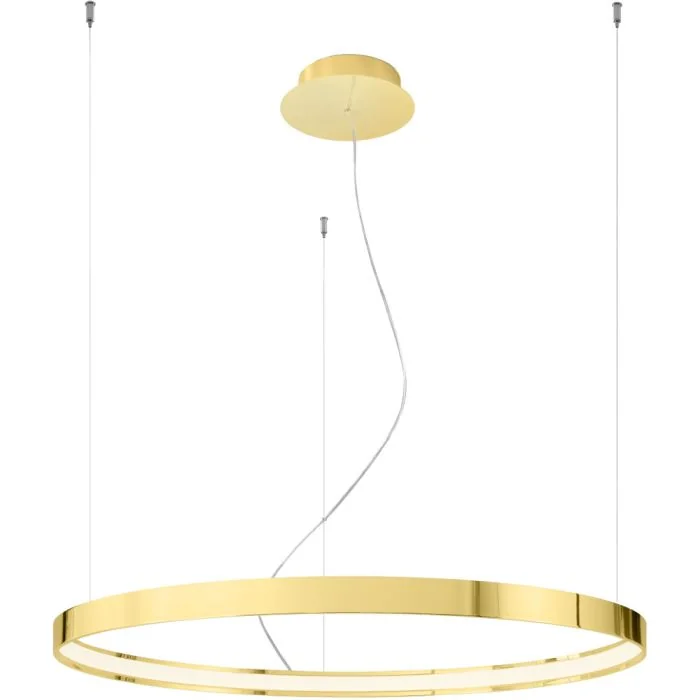 Thoro Rio TH.246 glanzend gouden hanglamp