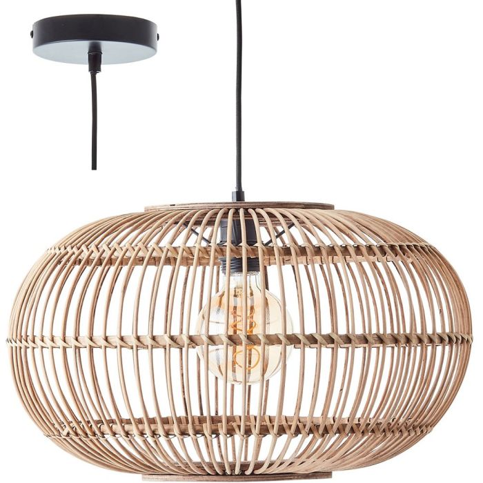 Brilliant Woodball 99883/06 rotan hanglamp