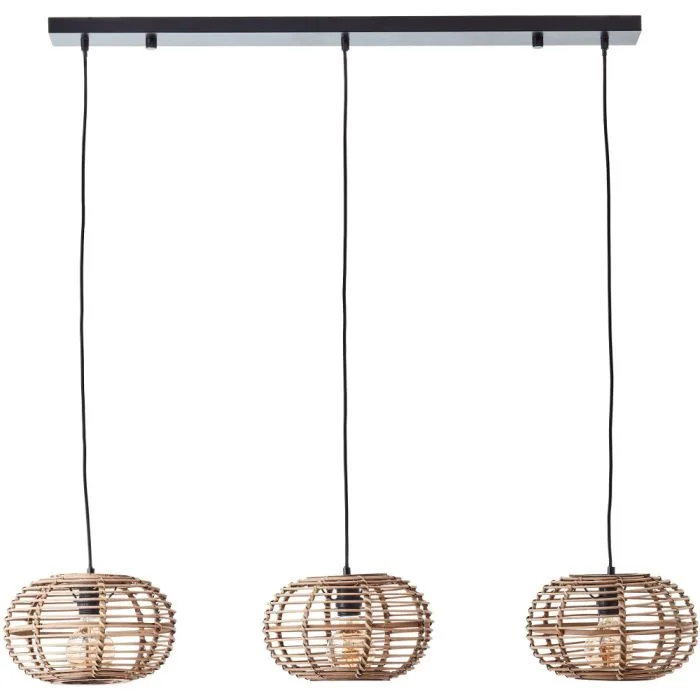 Brilliant Woodball 99884/06 rotan hanglamp