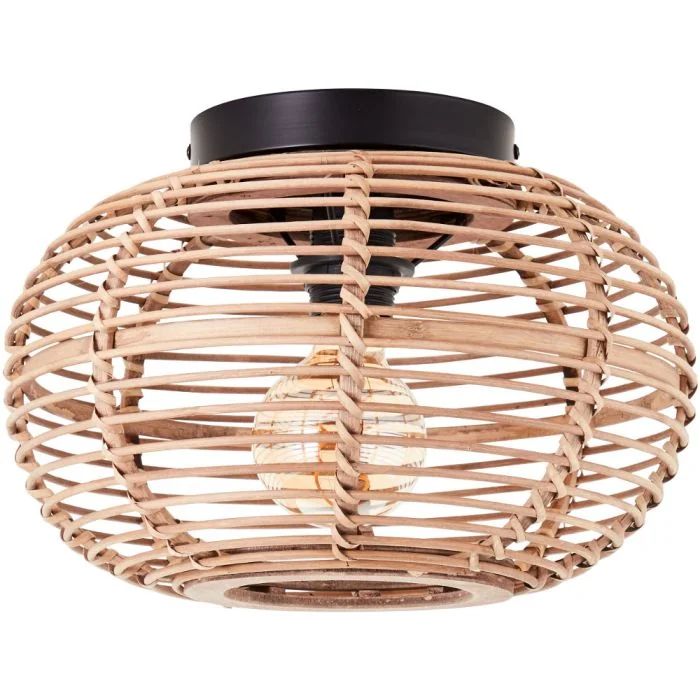 Brilliant Woodball 99886/06 rotan plafondlamp