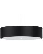 Sollux Skala SL.0758 zwarte hanglamp van textiel