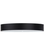 Sollux Skala SL.0818 grote zwarte plafondlamp van textiel
