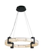 Searchlight Moonbeam 10868-1BK marmerkleurige hanglamp