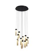 Searchlight Moonbeam 10879-13BK marmerkleurige hanglamp