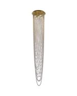Searchlight Swoop 10883-5SB hanglamp voor de vide