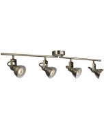 Searchlight Focus 1544AB antiek brons kleurige plafondspots
