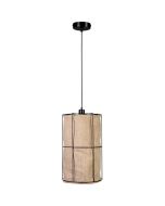Britop Marinero 184119104 zwarte hanglamp met linnen