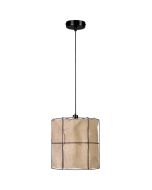Britop Marinero 194319104 zwarte hanglamp met linnen