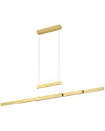 Trio Trajan 375310508 messing kleurige hanglamp