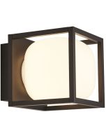 Searchlight Athens 38141BK zwarte wandlamp
