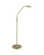 Trio Bergamo 420910108 mat messing leeslamp