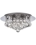Searchlight Hanna 4404-4CC-LED kristallen badkamer plafondlamp