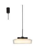Searchlight Puck 60962BK zwarte badkamer hanglamp