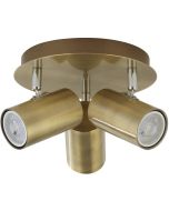 Searchlight Meteor 61067-3AB antiek brons kleurige drie spot