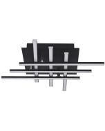 Plafonniere Matrix zwart 46cm