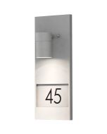 Konstsmide Modena 7655-300 huisnummer lamp grijs