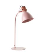 Brilliant Erena 94555/04 roze tafellamp met hout