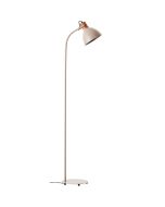 Brilliant Erena 94556/20 taupe vloerlamp met hout