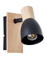 Brilliant Daintree 99710/76 zwart met houten spot