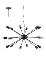 Brilliant Dree 99909/76 grote zwarte hanglamp