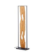 Brilliant Chaumont G94542/76 metalen vloerlamp met hout