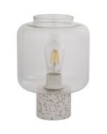 Searchlight Vessel EU60245 terrazzo tafellamp met helder glas