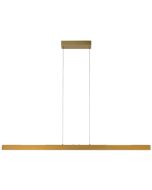 Freelight Traiano H1261B messing kleurige hanglamp met boven en onderlicht