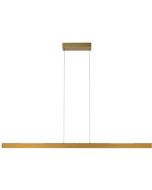 Freelight Traiano H1461B messing kleurige 140cm lange hanglamp