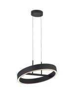 Freelight Livello H1940Z zwarte ringvormige hanglamp