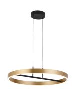 Freelight Livello H1940Z zwarte ringvormige hanglamp