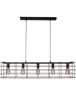 Hanglamp Squalo zwart 120cm