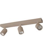Freelight Razza PL1531C cremekleurige langwerpige spot met drie spotjes