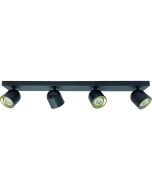 Freelight Solare PL4331Z zwart met goudkleurige spot