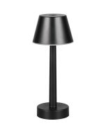 Reality Vidal R54991132 zwart oplaadbaar tafellampje