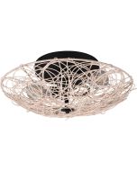 Trio Lovis R61142036 plafondlamp van gevlochten rotan