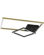 Trio Padella R62642108 mat messing plafondlamp