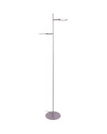 Freelight Piana S1812S staal kleurige vloerlamp